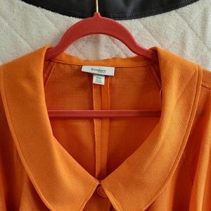 DRESSBARN 20W Light orange jacket 3/4" sleeve